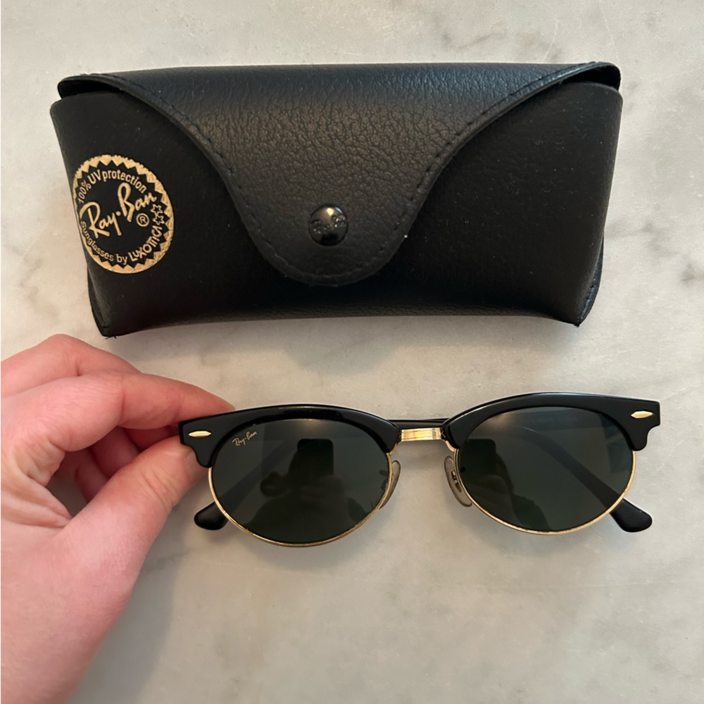Vintage Rayban Oval Clubster Sunglasses